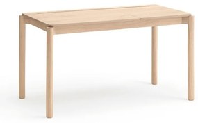 Pracovný stôl v dekore jaseňa 136x68 cm Atlas - Teulat