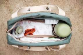 Organizér na kočík Mini Paris Sage Green