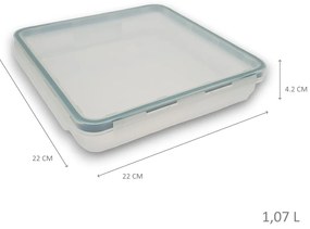 Plastová dóza na potraviny Lock & Lock UROVNEJTO - 1,07 L