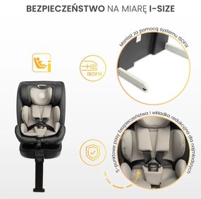 CARETERO AUTOSEDAČKA FORTIS I-SIZE GRAPHITE (40-150)