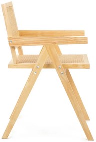 Stolička ROTIN drevená 834085