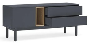 Tmavosivý TV stolík 140x56 cm Corvo - Teulat