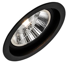 Sada 6 ks Moderné zapustené bodové čierne nastaviteľné - skľučovadlo 111