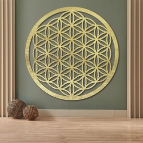 Drevená dekorácia Kvet života – posvätná geometria a mandala na stenu | SENTOP PR0168-akcia20