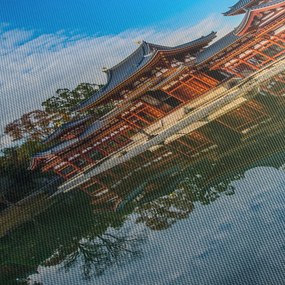 Obraz - Chrám Byodo-in, Japonsko (70x50 cm)