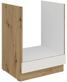 Kuchynská skrinka Aria-Wh/Ar Anti Fingerprint 60dg Bb