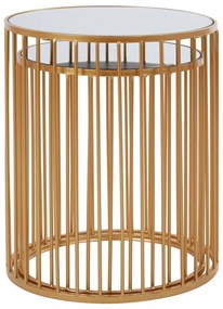 Okrúhle odkladacie stolíky so sklenenou doskou v súprave 2 ks Avantis – Premier Housewares