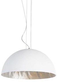 Moderné závesné svietidlo biele 50 cm - Magna