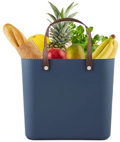 Nákupná taška, kabelka, plastová MULTIBAG, tmavomodrá, 25 l