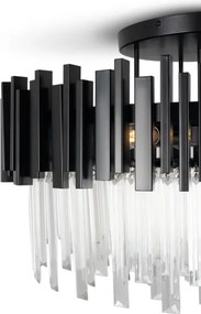 BRILAGI - Stropné svietidlo VERVE 6xE14/40W/230V, priemer 60 cm, čierne