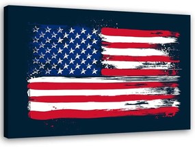 Gario Obraz na plátne Americká vlajka - Dr.Monekers Rozmery: 60 x 40 cm