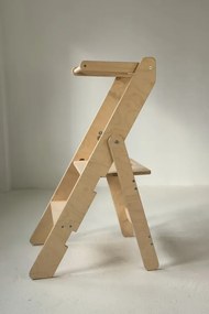 Učiaca montessori detská veža skladacia natural