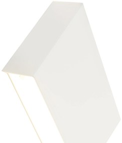 Moderná nástenná lampa biela - Otan