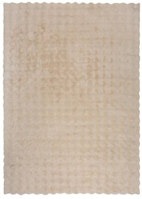 Krémová syntetická kožušina 160x230 cm Waffle Faux Fur – Flair Rugs