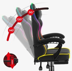 Herná stolička Force 3.7 RGB Black