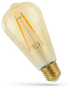 Toolight - LED žiarovka E-27 230V 5W 500lm Edison 14077, teplé svetlo, OSW-05702