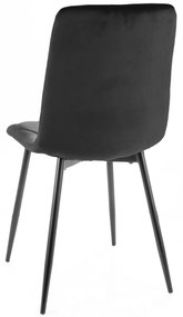 Sametová jídelní židle Tom - výber z 3 prevedení