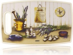 Banquet Plastová doska na krájanie LAVENDER 36 x 22 cm