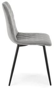 Jedálenská stolička ORIS 1 ks sivá