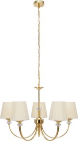 Toolight Toolight, stropná lampa 5xE14 APP1014-5CP, béžová, OSW-05557