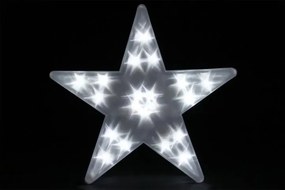 Vianočná dekorácia - Svetelná hviezda - 20 LED, 35 cm