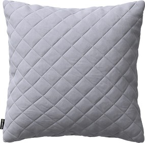 Obliečka Kinga pikovaná 43 x 43 cm farba produktu sivá látka lesklá, zamatová