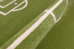 Koberec CLARA KIDS 02922A Ihrisko zelený / krémový