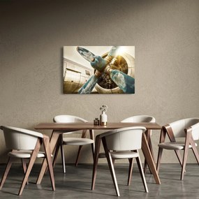 Obraz - Vrtuľa starého lietadla (90x60 cm)