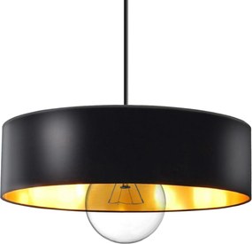 Toolight Toolight, stropné svietidlo 1xE27 APP1333-1CP, čierna-zlatá, OSW-00949