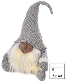 LED Vianočná dekorácia 4xLED/3xAA škriatok