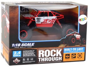 Lean Toys Off-Road auto R/C – 1:18 červené