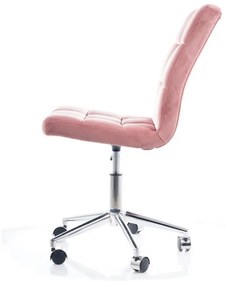 Expedo Detská stolička KEDE Q-020 VELVET, 45x87-97x40, bluvel 14, sivá