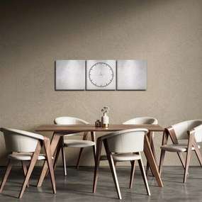 Obraz - Betónový múr so svetlami (s hodinami) (90x30 cm)