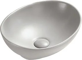 Mexen Elza, umývadlo na dosku 40 x 33 cm, sivá matná, 21014067