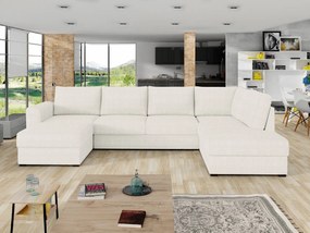 Sedacia súprava Szafran, Dostupné poťahy: ekokoža Soft 011 + Majorka 03, Strana: ľavá