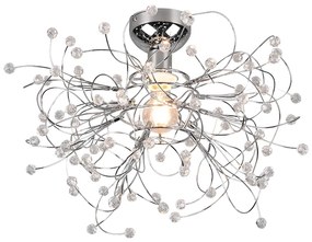 GLORIA II | Dizajnová stropná lampa Farba: Chróm