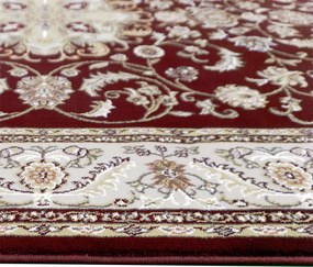 Koberec Shahrazad 4800 RED – červeno-béžový vzorovaný obdĺžnik Rozmer: 80x150 cm