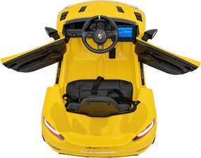 Elektrické autíčko Porsche Spyder RS 718 MP4 žlté