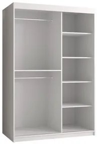 Šatníková skriňa Towiro Slim 1 120, Farby: čierna