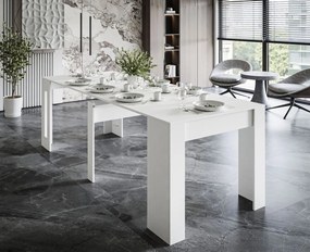 JEDÁLENSKY STÔL AZURO 50 - 238 cm BIELY ROZKLADACÍ