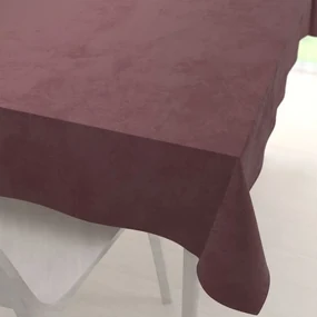 Biante Zamatový obdĺžnikový obrus Velvet Premium SVP-019 Hnedofialový 140x220 cm