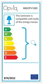 Čierne kovové nástenné svietidlo Opviq lights Glykera
