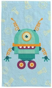 Detský bavlnený uterák KIDS 008 30x50 cm modrý