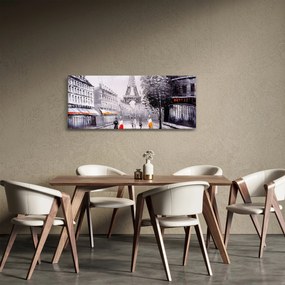 Obraz - Olejomaľba, Paríž (120x50 cm)