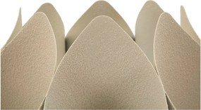 Béžová stojacia lampa s kovovým tienidlom (výška 155 cm) Space – Mauro Ferretti