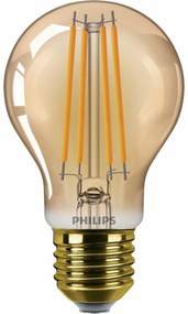 Philips LED filament žiarovka E27 A60 3,1W (25W) 1800K nestmievateľná, jantárová