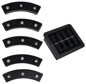 Solárne LED svietidlo Hero, 0,06w, 3000k, b, sada 5ks