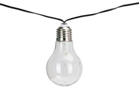 ProGarden Solárna reťaz Žiarovky farebná, 2 m, 10 x 5 LED
