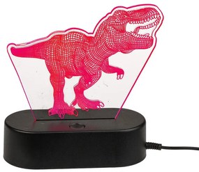 Detská lampička 3D T-REX