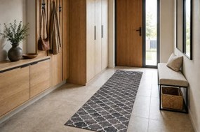 Protišmykový behúň LOTUS CLOVER 60923 hnedý
